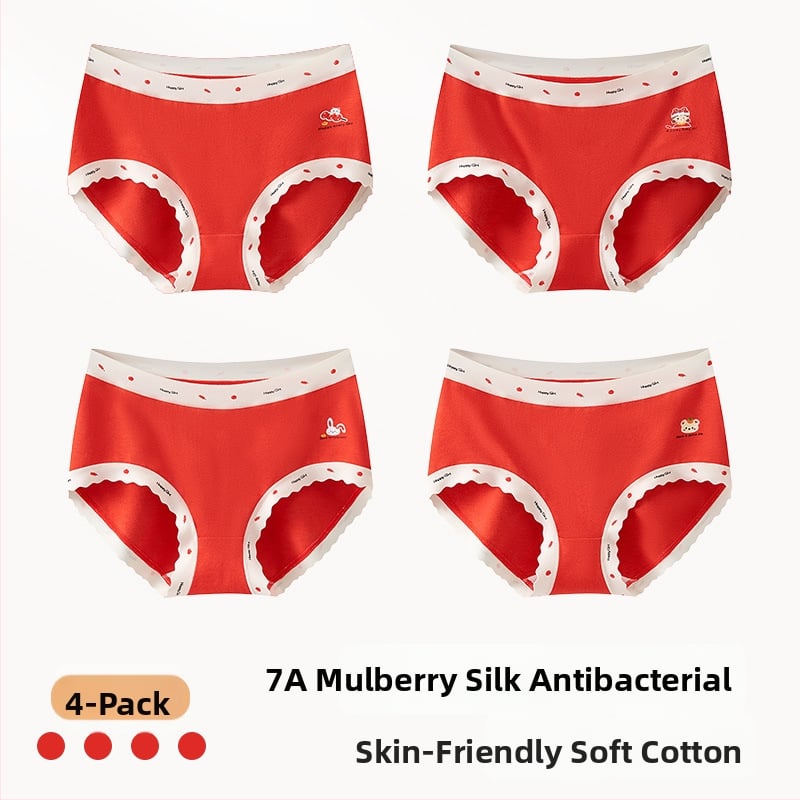 Meiteņu apakšveļa no kokvilnas maisījuma, Klase A, 47,5% kokvilna, bērniem no 8 gadiem (140 cm), Ziemas kolekcija 2024