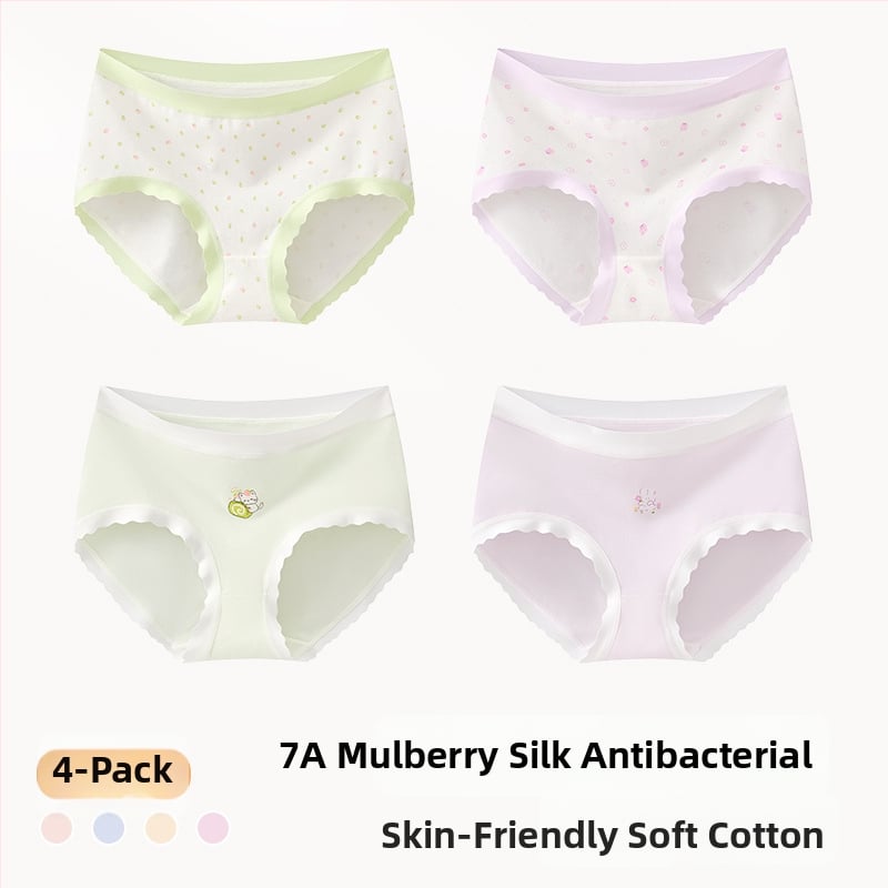 Meiteņu apakšveļa no kokvilnas maisījuma, Klase A, 47,5% kokvilna, bērniem no 8 gadiem (140 cm), Ziemas kolekcija 2024