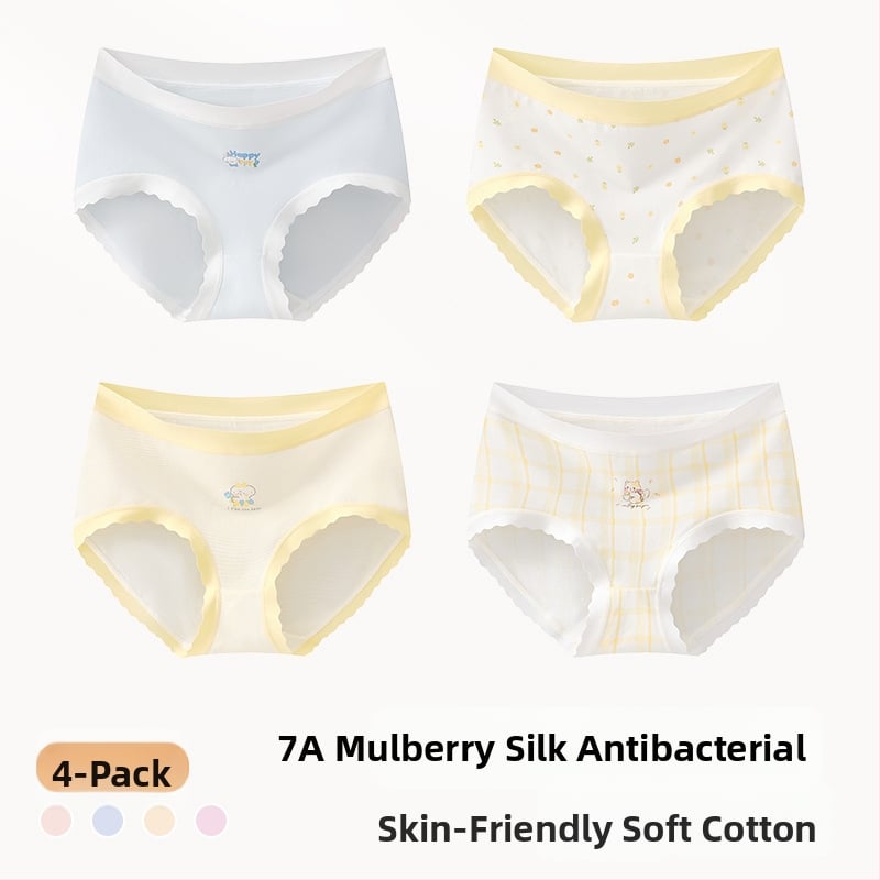 Meiteņu apakšveļa no kokvilnas maisījuma, Klase A, 47,5% kokvilna, bērniem no 8 gadiem (140 cm), Ziemas kolekcija 2024