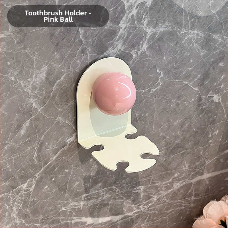 Dantų šepetėlių laikiklis, sieninis montavimas, magnetinis pritraukimas, plastmasinis, galimybė logotipui