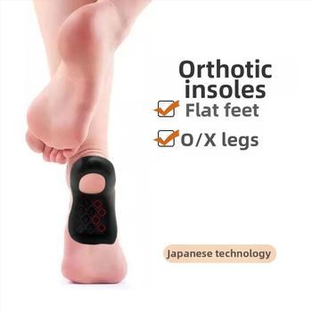 Ortopedické vložky s tvarom nohy pre invertáciu a ploché nohy, TPR materiál, polovičná veľkosť podložky, unisex