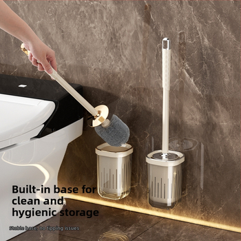 Park soo Sieninis WC šepetėlių rinkinys su ilga rankena, plastikinis, be gręžimo