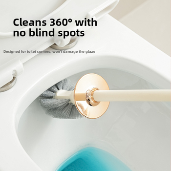 Park soo Sieninis WC šepetėlių rinkinys su ilga rankena, plastikinis, be gręžimo