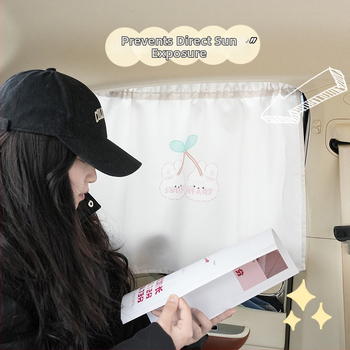 Automobilio saulės užuolaida - audinys, animacinis piešinys, siurbtukų montavimas, langui, bendriesiems modeliams