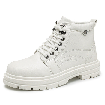 Ανδρικά μποτάκια εργασίας σε βρετανικό στυλ με κλίνο τακουνιού 3–5 cm, PU επάνω μέρος, υφασμάτινος πάτος, ψηλός σωλήνας - 9-LYTX