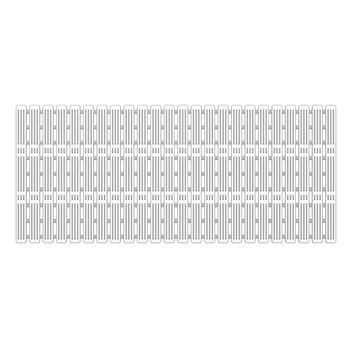 Αντιολισθητικό χαλάκι μπάνιου - τετράγωνο, από TPE, ριγέ σχέδιο, για μπάνιο και μπαλκόνι, μοντέρνο απλό στυλ