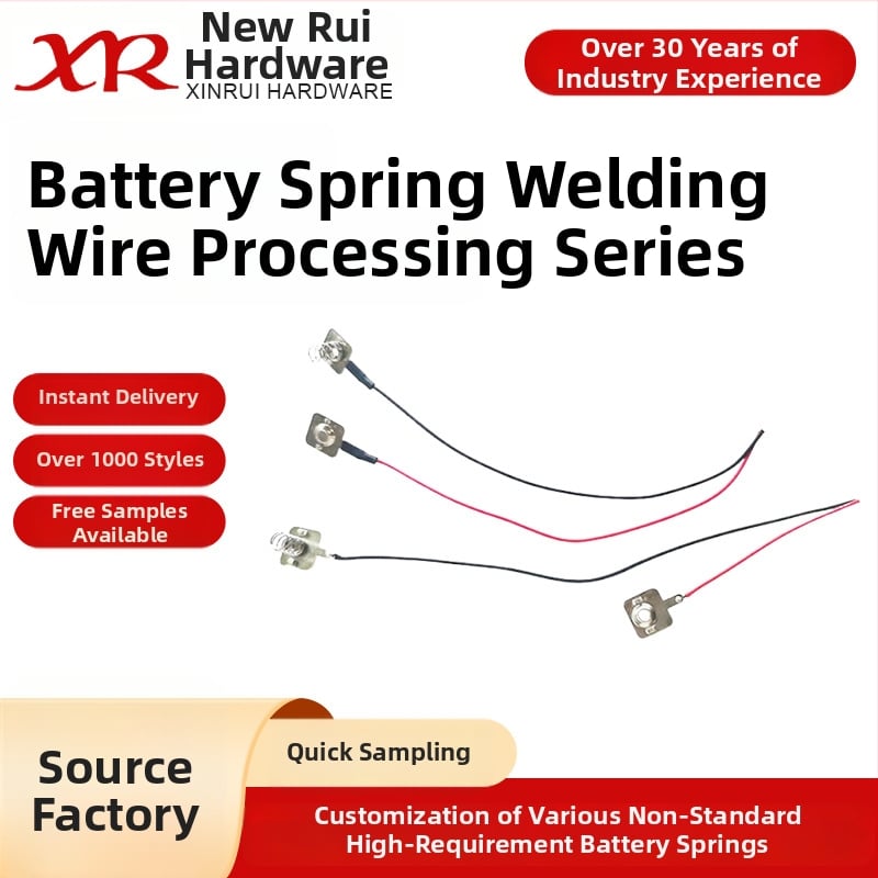 Xinrui Baterijų laikiklis ir spyruoklinė skląstis Nr.7/Nr.5 su suvirinimo laidų rinkiniu nuotolinio valdymo ir elektronikai