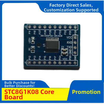 STC8G1K08 pagrindinė plokštė, TSSOP20 plėtros plokštė, STC8 MCU modulis