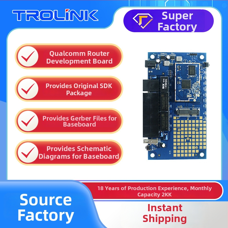 2.4 GHz WiFi moodul nutikas värav Qualcomm QCA9531 OPENWRT arenduspaneel