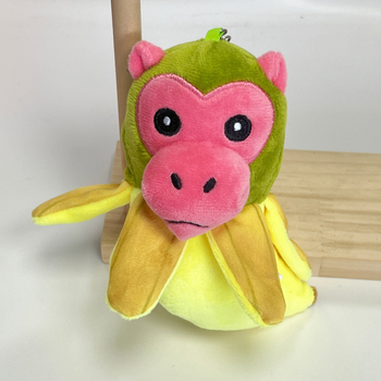 Ryklių motyvo pliušinis raktų pakabukas, animacinio stiliaus, pliušinis audinys, kabantis dekoras, dovanai puikus