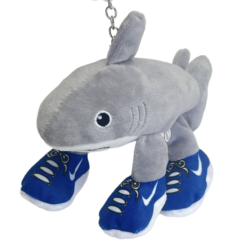 Ryklių motyvo pliušinis raktų pakabukas, animacinio stiliaus, pliušinis audinys, kabantis dekoras, dovanai puikus