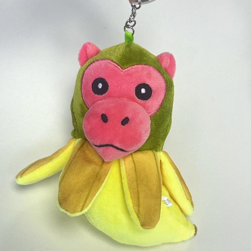 Ryklių motyvo pliušinis raktų pakabukas, animacinio stiliaus, pliušinis audinys, kabantis dekoras, dovanai puikus