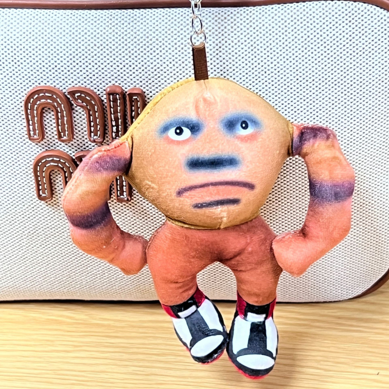 Ryklių motyvo pliušinis raktų pakabukas, animacinio stiliaus, pliušinis audinys, kabantis dekoras, dovanai puikus