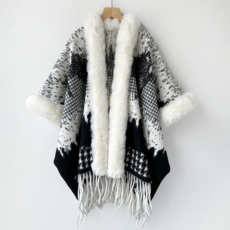 Sieviešu ceļojumu šalle, rūtīgs raksts, poliesters, džakarda audums, silta rudens–ziemas sezonai