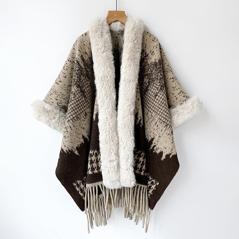 Sieviešu ceļojumu šalle, rūtīgs raksts, poliesters, džakarda audums, silta rudens–ziemas sezonai