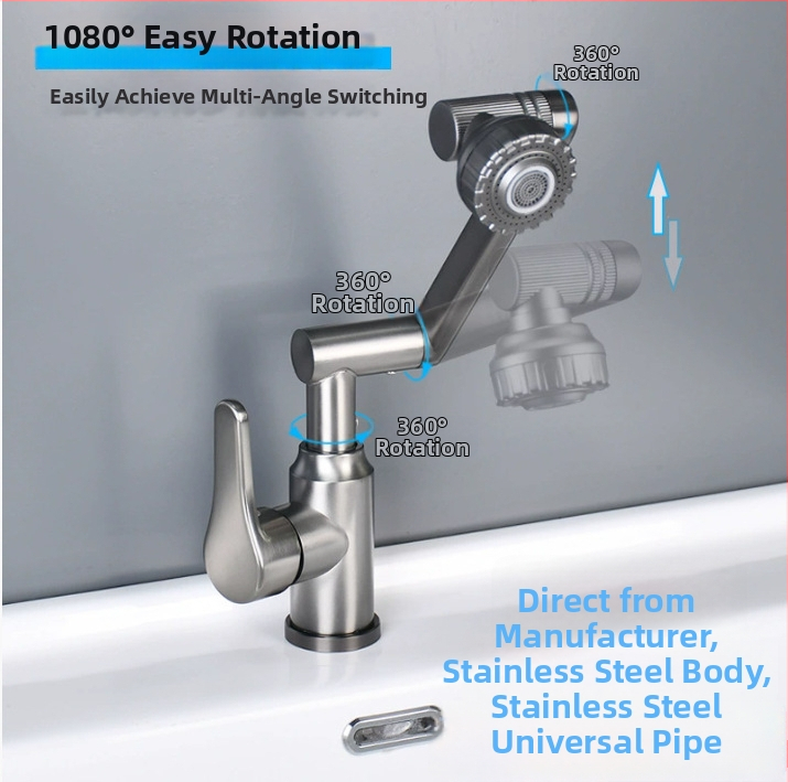 Roostevabast terasest valamukraan, õnneliku kassi disain, mudel Stainless steel lucky cat faucet, keraamiline diskventiil, klapi istme diameeter 32 mm