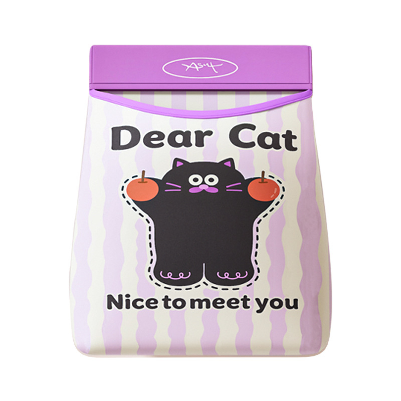 Falra szerelhető szemeteszsák tároló poliészterből, nagy kapacitású, Velcro-rögzítés, rajzfilm dizájn, hálós táska