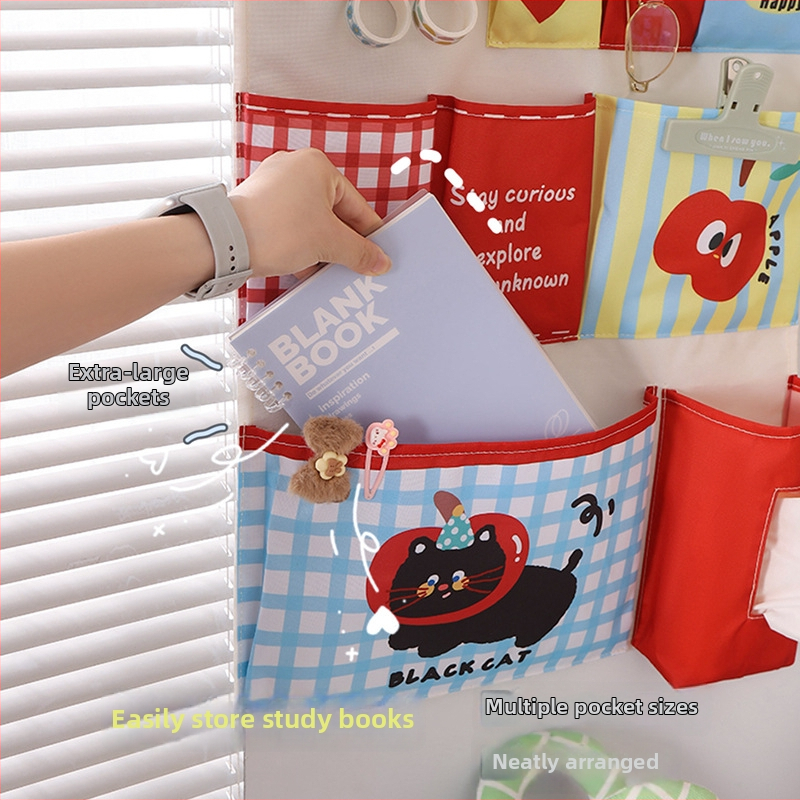 Visiaca taška na skladovanie z polyestera, na stenu, do spálne, viacúčelová