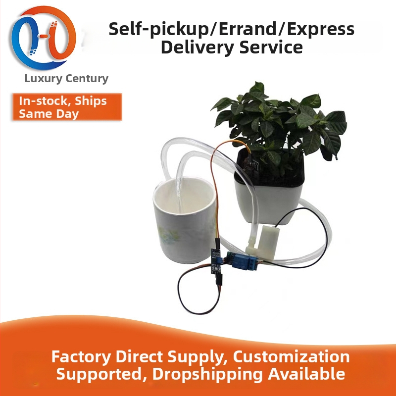 Automātiskais laistīšanas modulis DIY komplekts ar augsnes mitruma noteikšanu, automātisku laistīšanu un sūknēšanu