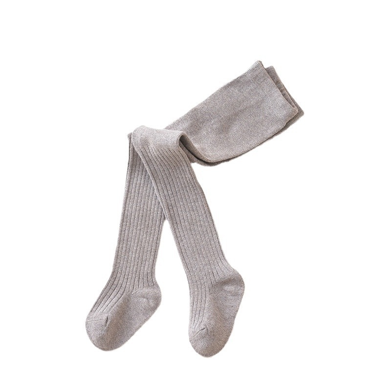 Beebi sukkpüksid tüdrukutele, combed cotton, hingav džakardriibuline muster, 80% puuvill, kevad-sügiskvartal, 1–3 aastat