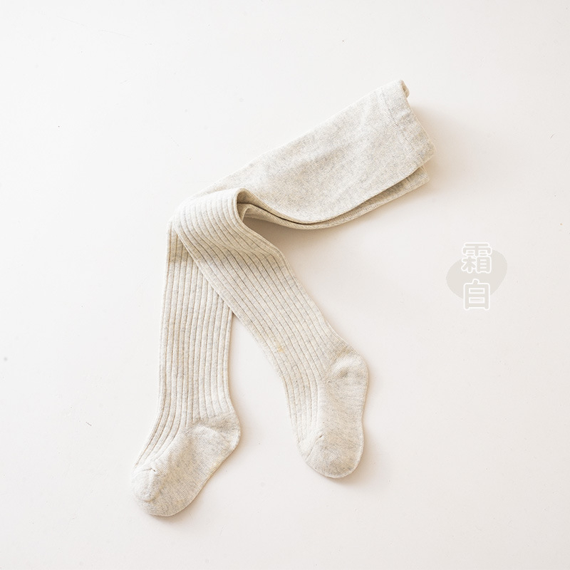 Bērnu pantyhose meitenēm, kokvilna, elpojošs džakarda svītru raksts, 80% kokvilna, pavasaris-rudens, 1–3 gadi