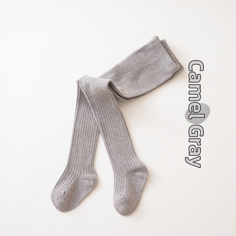 Bērnu pantyhose meitenēm, kokvilna, elpojošs džakarda svītru raksts, 80% kokvilna, pavasaris-rudens, 1–3 gadi