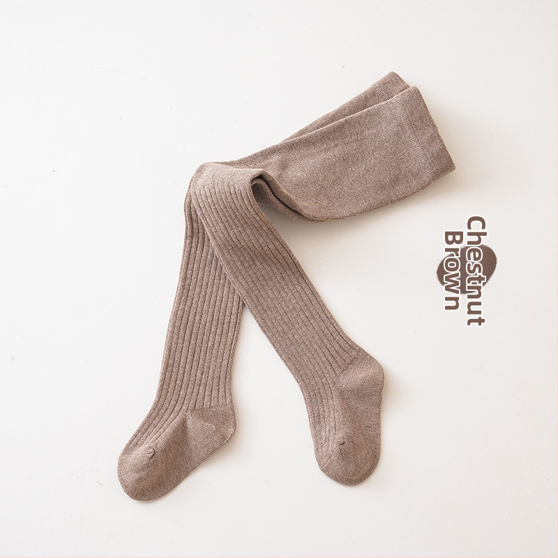 Bērnu pantyhose meitenēm, kokvilna, elpojošs džakarda svītru raksts, 80% kokvilna, pavasaris-rudens, 1–3 gadi