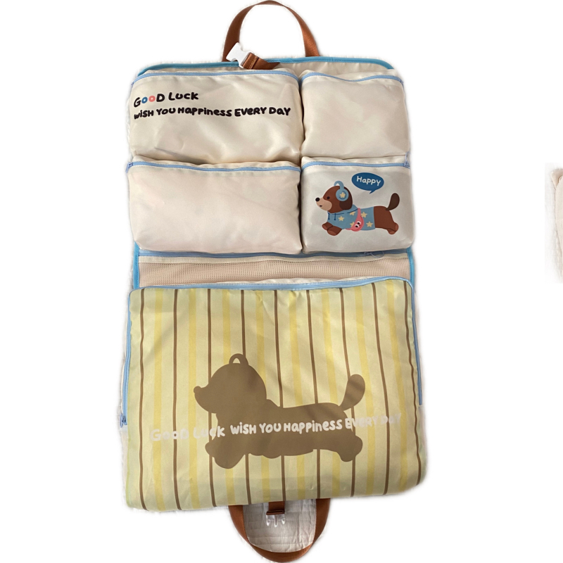 Dachshund viseća torba za organizaciju — tekstil, za zid, skladištenje u spavaćoj sobi, višestruka namjena