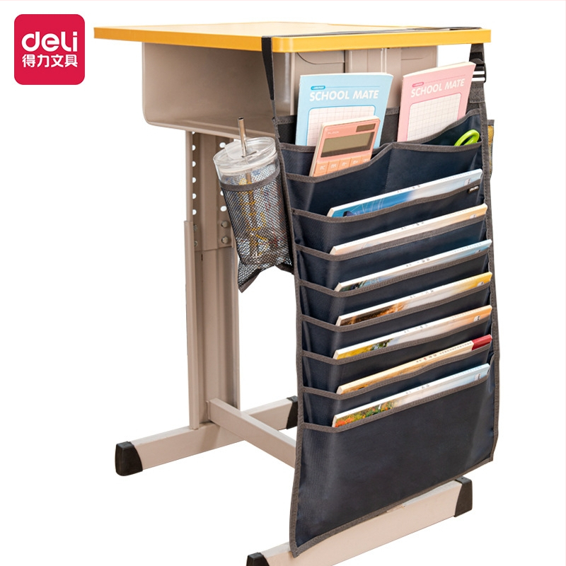 Deli Geantă suspendată pentru depozitare – cub, material Oxford, organizator de birou, model 72364, montare pe perete