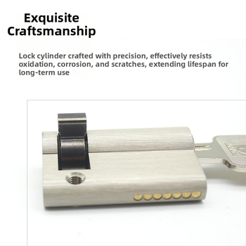 Duru spynos cilindras – žalvarinis, modelis 69686, modernus minimalistinis stilius, svoris 100 g