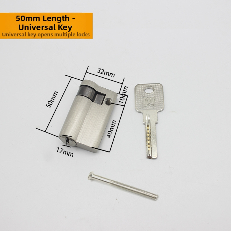 Duru spynos cilindras – žalvarinis, modelis 69686, modernus minimalistinis stilius, svoris 100 g