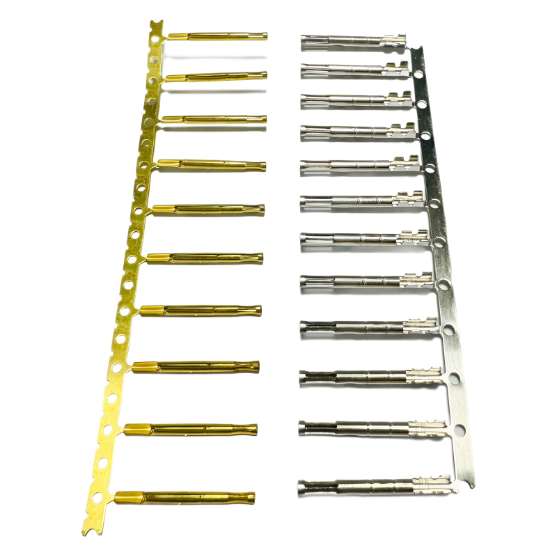 Latons medicīnas terminālais elektroniskais savienotājs – augsta vadītspēja, ūdensnecaurlaidīgs dizains, HS zīmols, atļautas privātās preču zīmoli