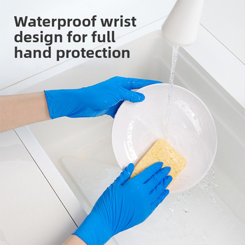 Blue Sail Medical vienreizējās cimdi ēdināšanai un saimniekošanai