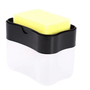 Muilo dozatorius/kastė virtuvei – rankinis paspaudimas, PP medžiaga, 130 g, šiuolaikiškas minimalistinis stilius