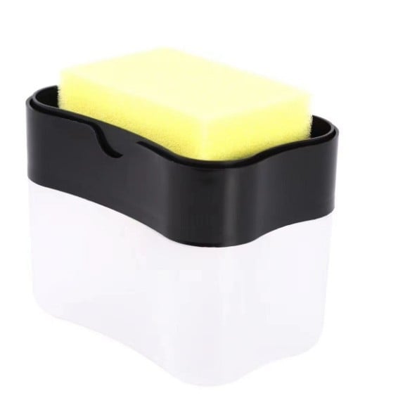 Muilo dozatorius/kastė virtuvei – rankinis paspaudimas, PP medžiaga, 130 g, šiuolaikiškas minimalistinis stilius