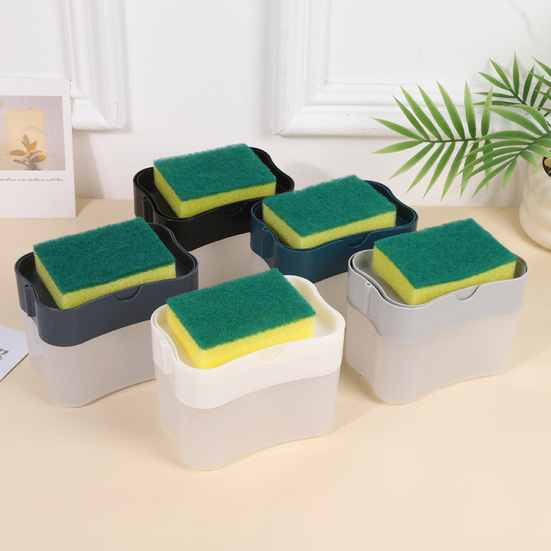 Muilo dozatorius/kastė virtuvei – rankinis paspaudimas, PP medžiaga, 130 g, šiuolaikiškas minimalistinis stilius