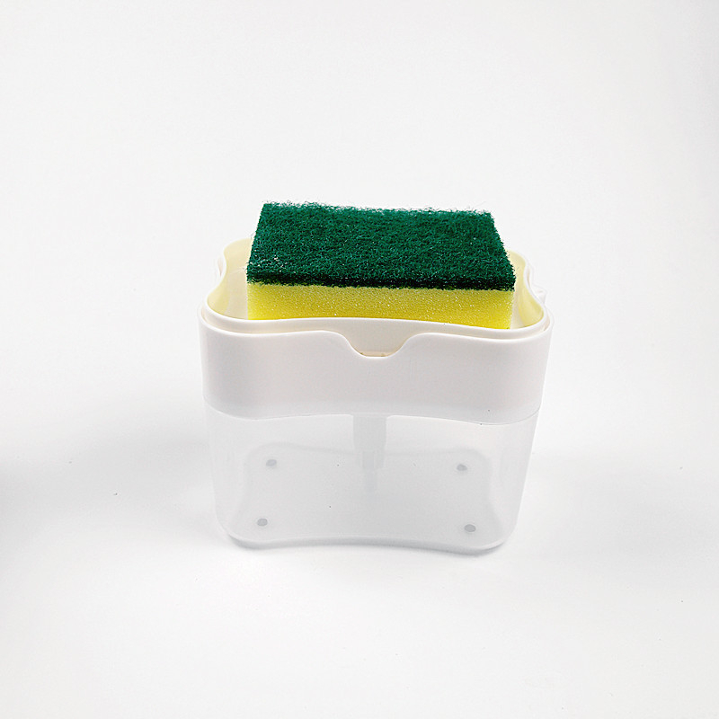 Muilo dozatorius/kastė virtuvei – rankinis paspaudimas, PP medžiaga, 130 g, šiuolaikiškas minimalistinis stilius