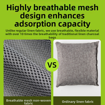 Bambuko anglies maišelis formaldehīdui šalinti, spintoms ir patalpoms, 75 g, bambuko anglies kvapas