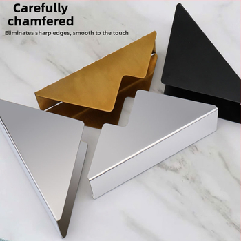 Servetėlių laikiklis iš nerūdijančio plieno su veidrodiniu paviršiumi, elektroplatinimas, stačiakampė forma, dviejų viršūnių dizainas