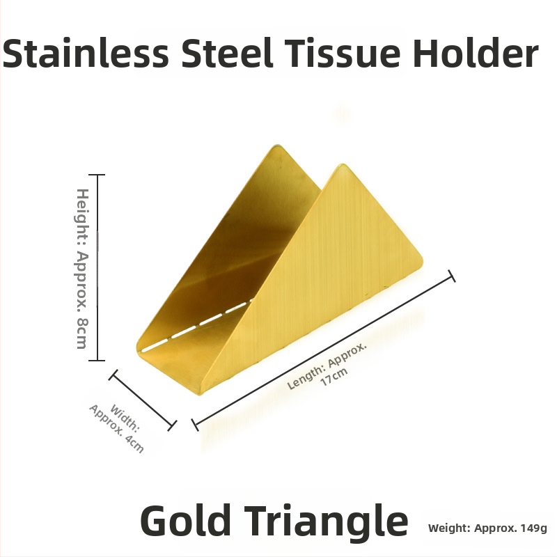 Servetėlių laikiklis iš nerūdijančio plieno su veidrodiniu paviršiumi, elektroplatinimas, stačiakampė forma, dviejų viršūnių dizainas