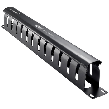 Win as Rack metal pentru gestionarea cablurilor, 19 inch, 1U, pentru dulapuri cu grile 24/48