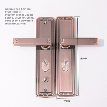 JT-002 durų rankena su dvigubu užraktu, geležinis korpusas, šerdinis užraktas, priešvagystė, šiuolaikinis minimalistinis stilius, pritaikymas įmanomas