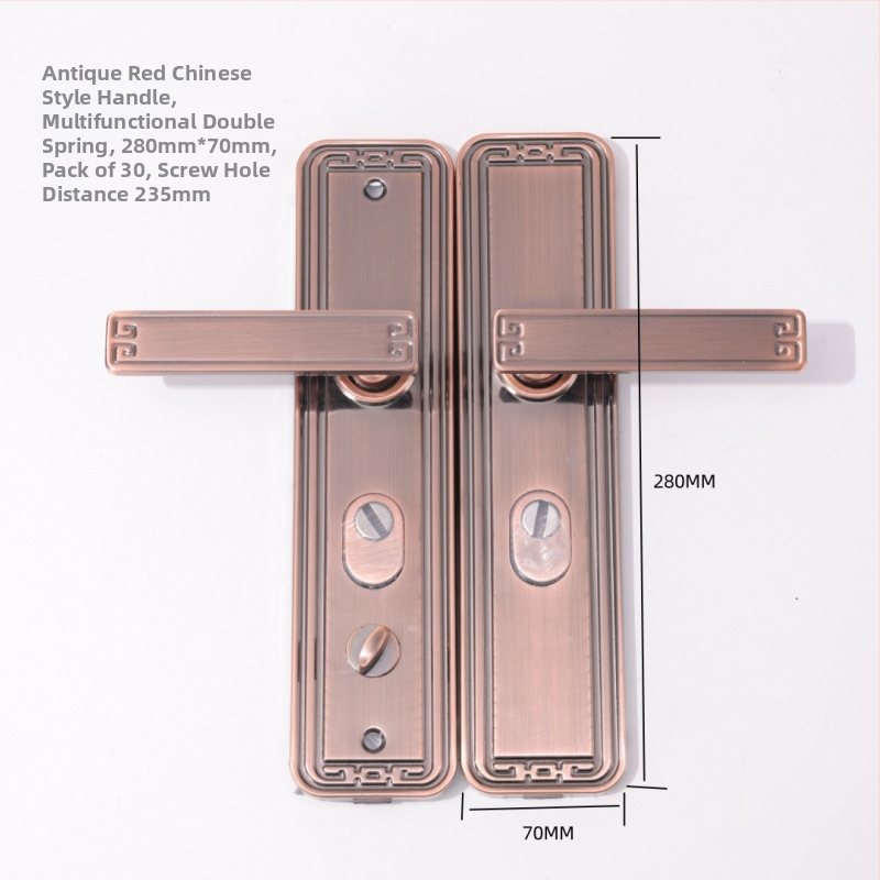 JT-002 durvju rokturis ar dubulto slēgšanu, dzelzs korpuss, galvenā slēdzene, pretzādzības īpašības, mūsdienīgs minimālistisks stils, pielāgošana iespējama