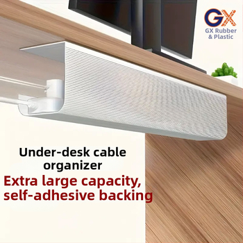 Káblový organizér pod stolom, PVC, veľký model, vnútorné závity, kód 041