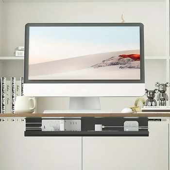 Káblový organizér pod stolom, PVC, veľký model, vnútorné závity, kód 041