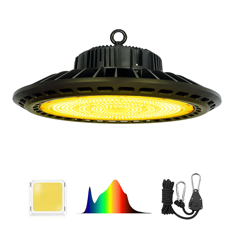 Šiltnamio LED augimo šviesa – pilnos spektras, 540 LED, 48 000 lm, 100–277 V, IP65, tarnavimo laikas 50 000 h