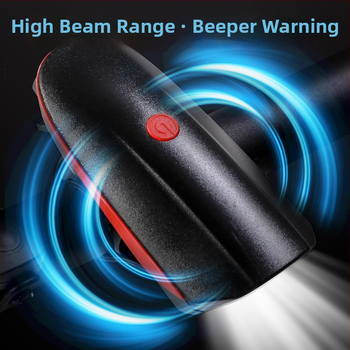 Jalgratta esilatern elektrilise sarviga öisteks sõitudeks — Hissuke, kohandatav tootmine, privaatmärgiga valmis