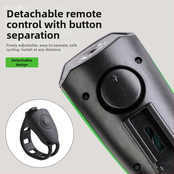 Jalgratta esilatern elektrilise sarviga öisteks sõitudeks — Hissuke, kohandatav tootmine, privaatmärgiga valmis