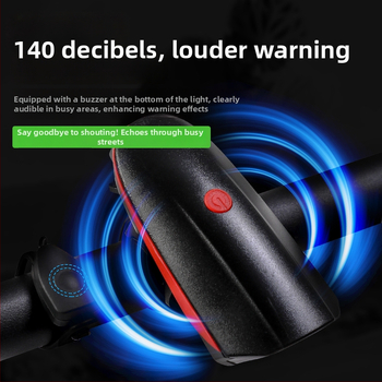 Jalgratta esilatern elektrilise sarviga öisteks sõitudeks — Hissuke, kohandatav tootmine, privaatmärgiga valmis