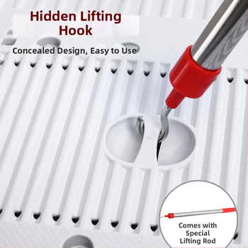 Xin Leon Storas ABS Sėdynė Squat Tualetui, Prieš Kvapą